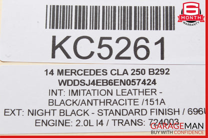 14-18 Mercedes W117 CLA250 GLA250 Center Console Cup Holder 1766801610 OEM