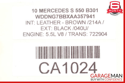 07-12 Mercedes W221 S550 SL550 Engine Cylinder Head Valve Cover Left Driver OEM
