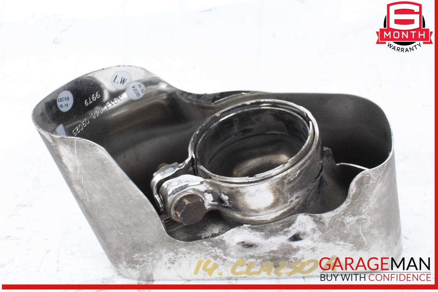 09-19 Mercedes W117 CLA250 Rear Bumper Exhaust Muffler Tips Set of 2 OEM