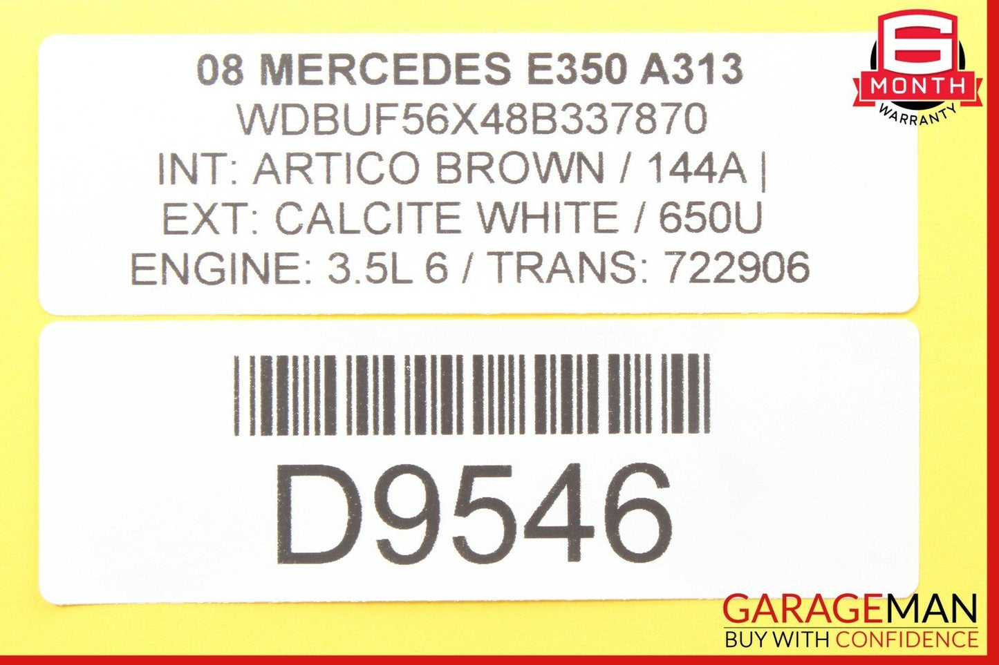 03-09 Mercedes W211 E350 E550 Front Left Driver Side Door Control Module OEM