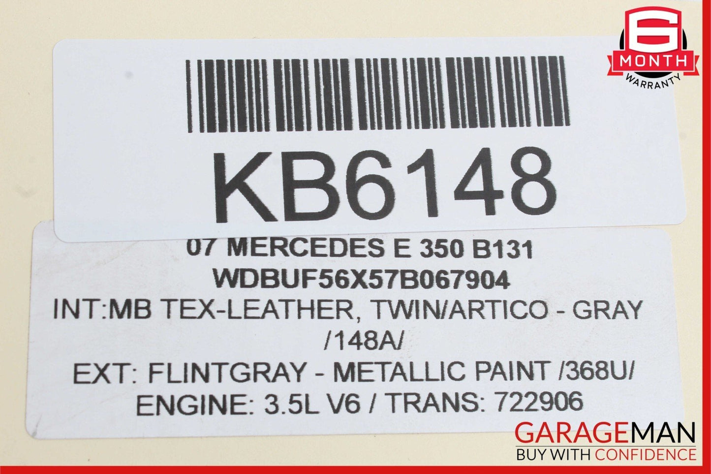 05-12 Mercedes W211 E350 C350 R350 Fuel Injector Rail w/ Fuel Injectors OEM