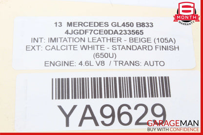 12-19 Mercedes X166 GL450 ML400 Rear Right or Left Side Half Axle Shaft OEM