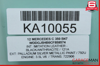 12-14 Mercedes W204 C350 C250 Coupe Front Left Driver Side Door Window Glass OEM