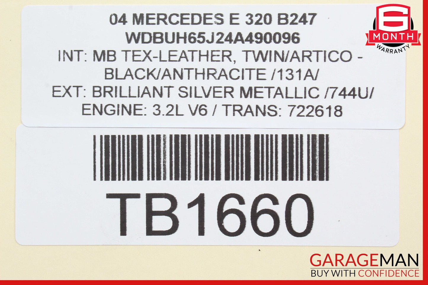01-05 Mercedes W203 C240 C320 CLK320 Engine Upper Oil Pan 1120141402 OEM