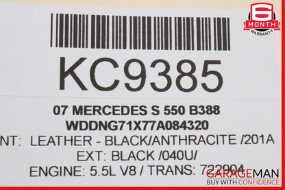 07-13 Mercedes W221 S550 S450 Rear Right Keyless Go Door Lock Latch Actuator OEM