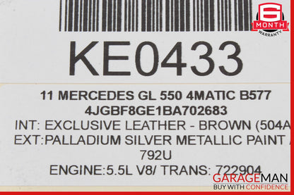 06-12 Mercedes X164 GL550 Rear Right & Left Door Sound Audio Sound Speakers OEM
