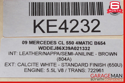 07-09 Mercedes W216 CL550 S63 Night Vision Camera Control Module Unit