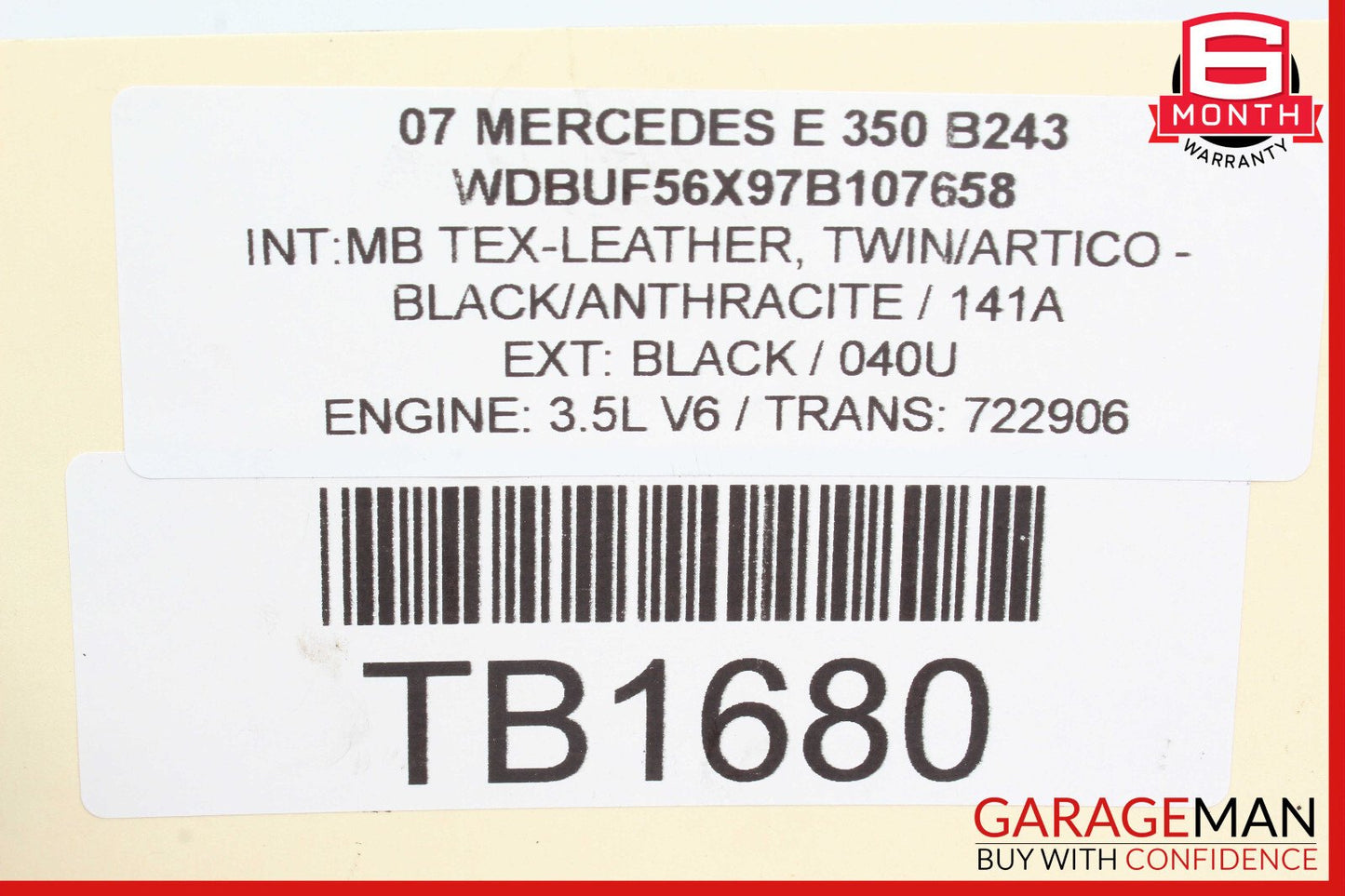 03-11 Mercedes W211 E350 CLS500 SL500 Front Left Lower Thrust Arm OEM