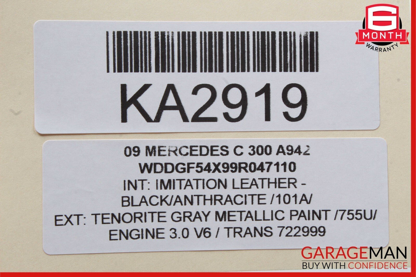 08-11 Mercedes W204 C300 C63 AMG AC A/C Heater Climate Control 2048300790 OEM