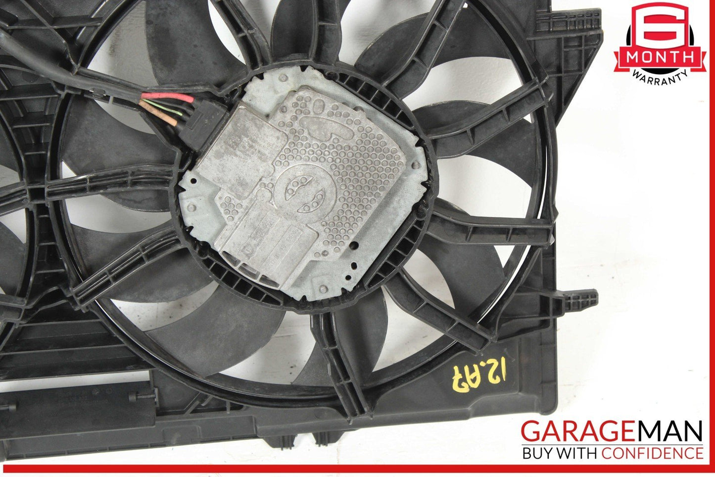12-18 Audi A7 A6 Dual Radiator Motor Cooling Fan Shroud Assembly 4H0121003N OEM