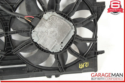 12-18 Audi A7 A6 Dual Radiator Motor Cooling Fan Shroud Assembly 4H0121003N OEM