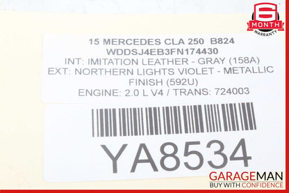 10-19 Mercedes W117 CLA250 E550 AMG Rear Right Side Exterior Door Handle OEM