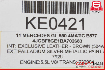 06-12 Mercedes X164 GL450 ML350 Front Left Side Sun Visor Sunvisor OEM