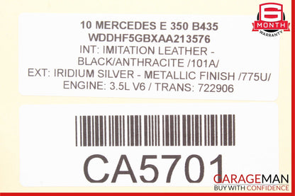 08-16 Mercedes E550 C300 C250 E63 AMG Front Left Door Window Regulator Motor
