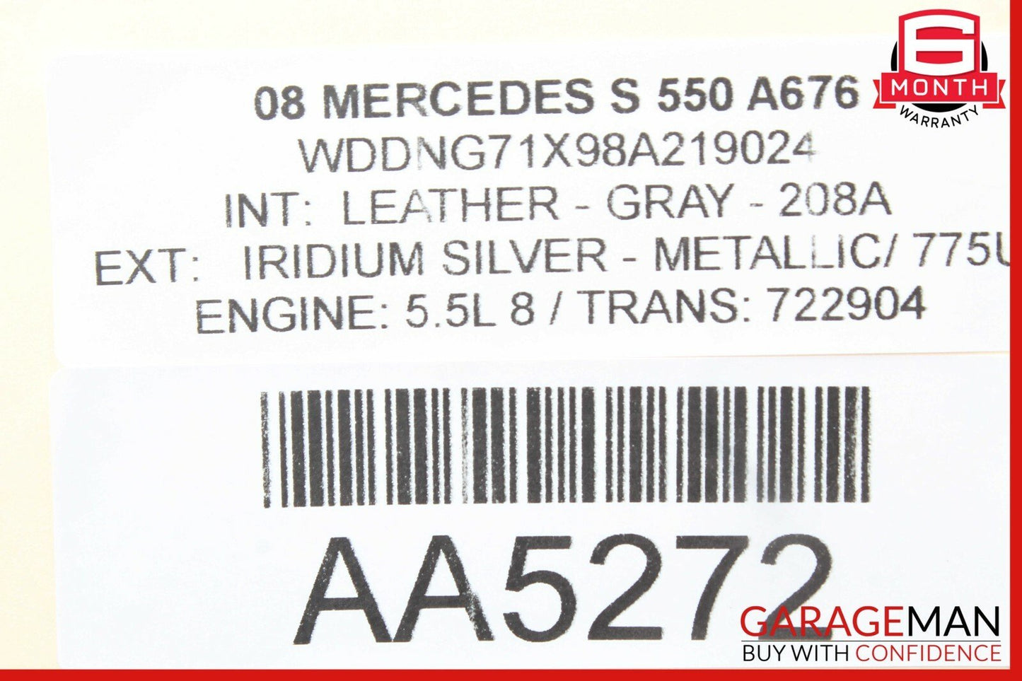 07-13 Mercedes W221 S550 S600 S63 AMG Door Keyless Go Entry Control Module Unit