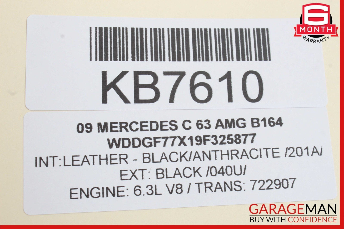 08-14 Mercedes W204 C63 AMG C250 C350 Right Side Exterior Door Handle OEM
