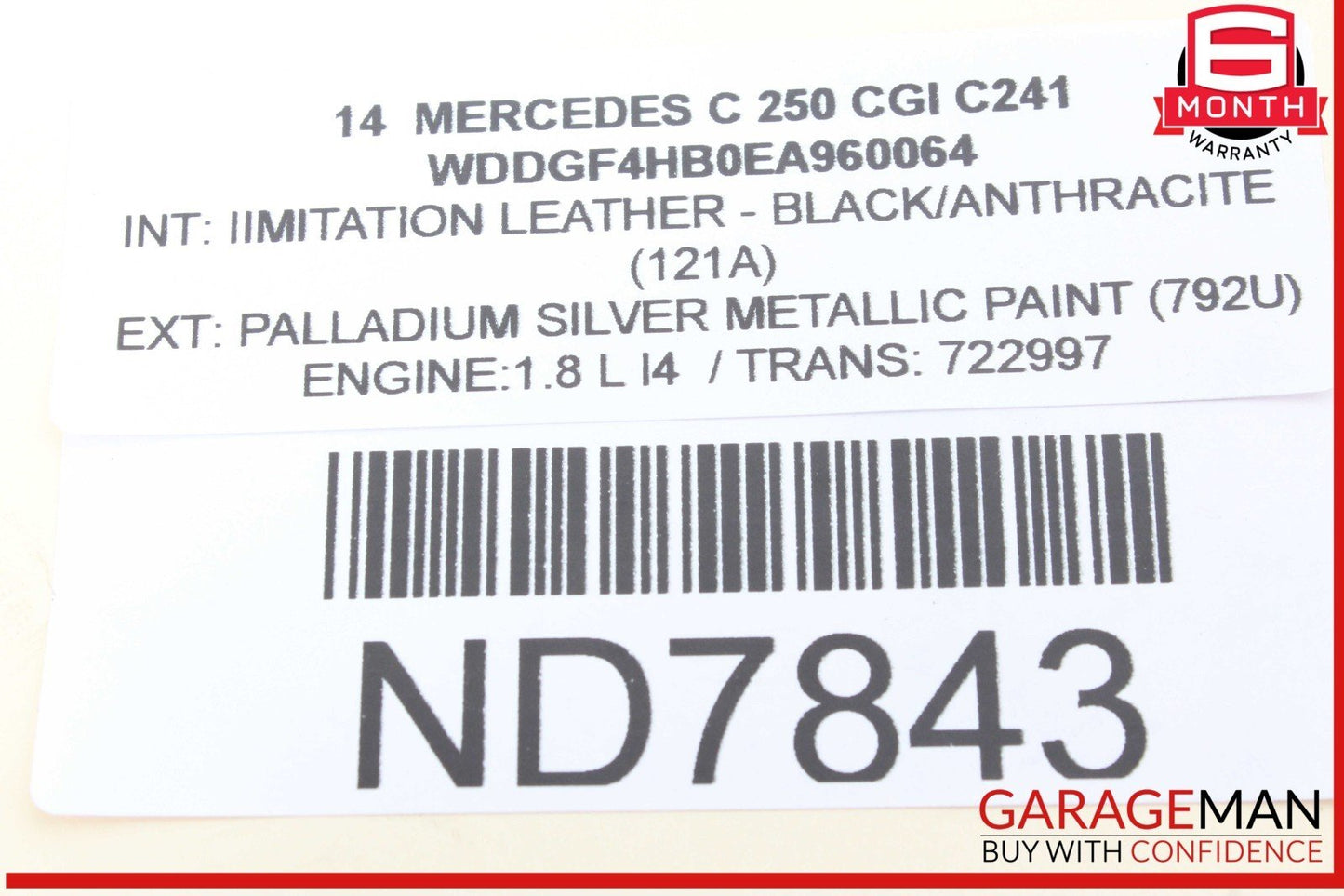 12-14 Mercedes W204 C250 CGI M271 AC A/C Air Conditioning Line Pipe Hose OEM