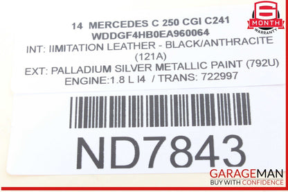 12-14 Mercedes W204 C250 CGI M271 AC A/C Air Conditioning Line Pipe Hose OEM