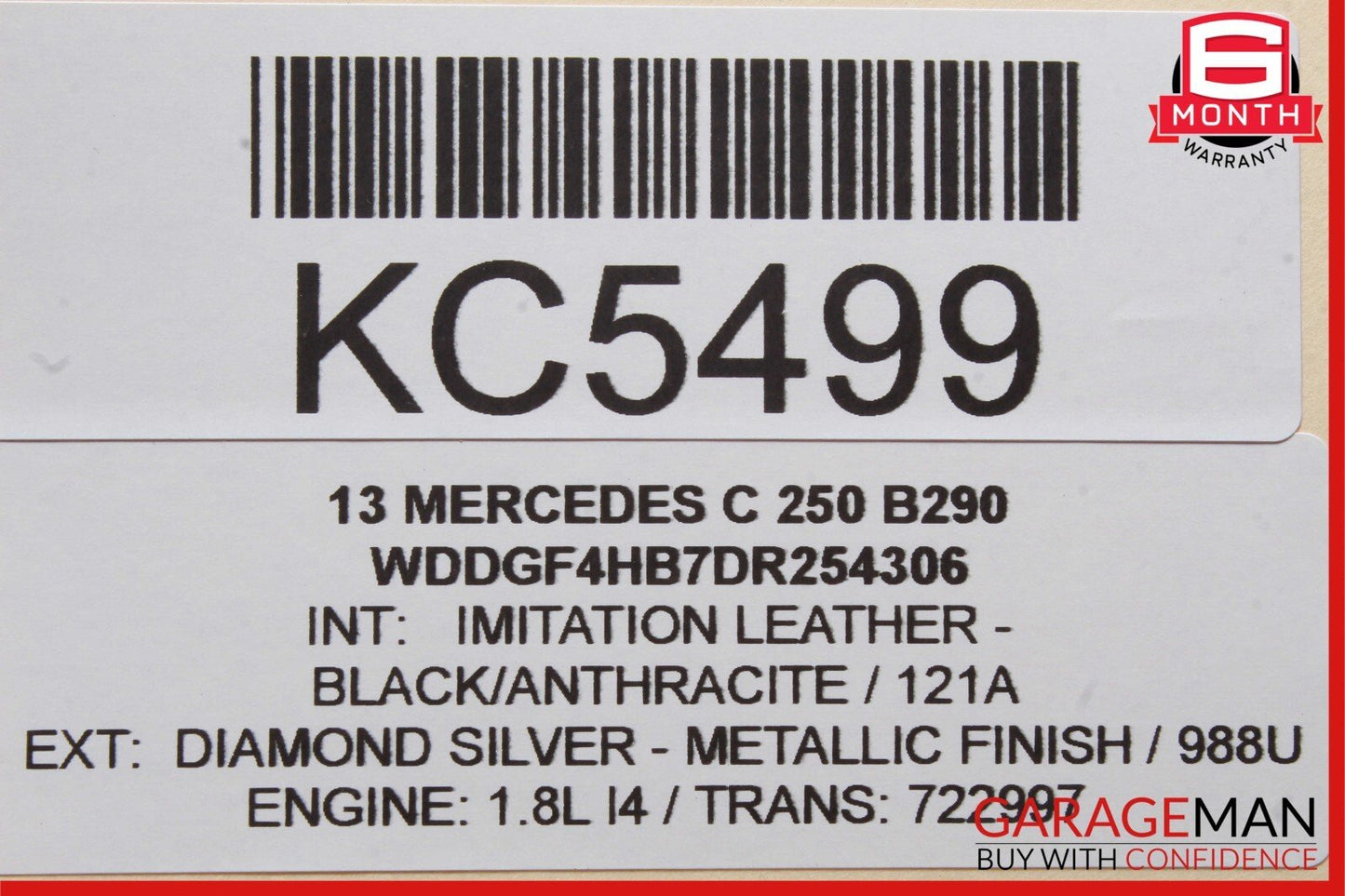 12-14 Mercedes W204 C250 C300 C350 Speedometer Odometer Instrument Cluster Gauge