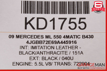 06-13 Mercedes W164 ML550 GL450 Front Right Passenger Side Door Control Module