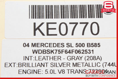 03-12 Mercedes R230 SL500 SL55 AMG SL550 Door Control Module Left Side OEM