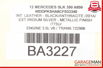 12-16 Mercedes R172 SLK200 SLK350 Hand Parking Brake Control Module Unit OEM