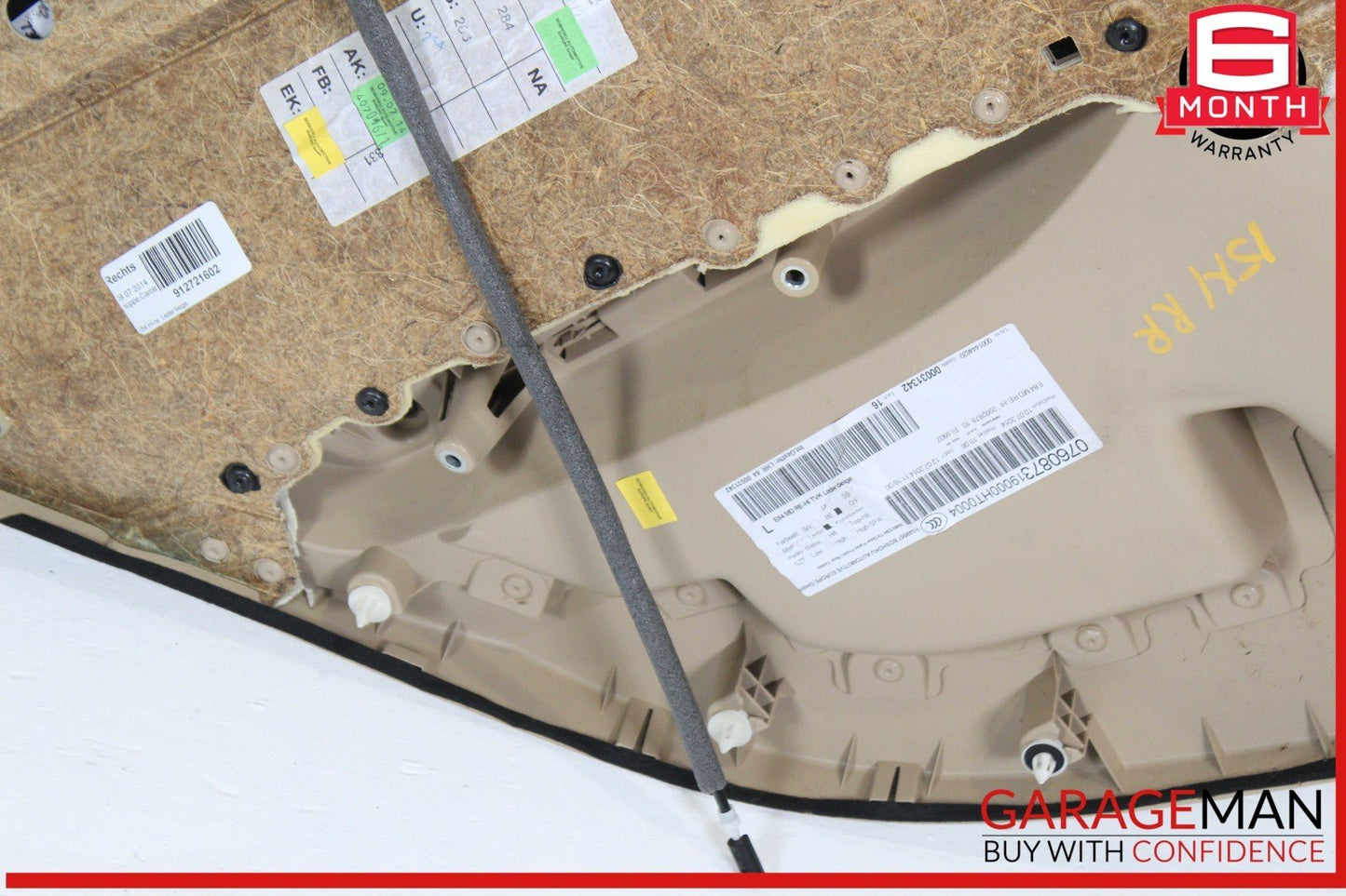 12-15 BMW X1 Rear Right Passenger Side Interior Door Trim Panel OEM