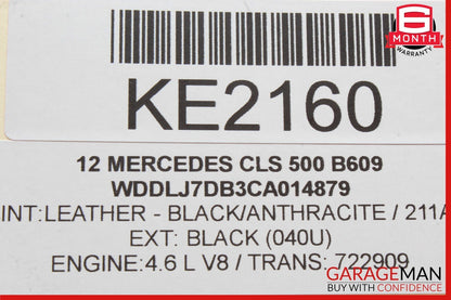 12-14 Mercedes W218 CLS500 Front Center Console Switch Trim Bezel Cover Walnut