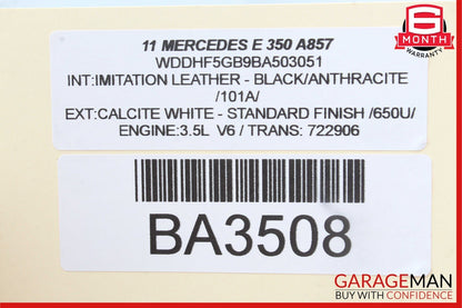10-13 Mercedes W212 E350 E550 E400 Front Right Interior Door Panel Assembly