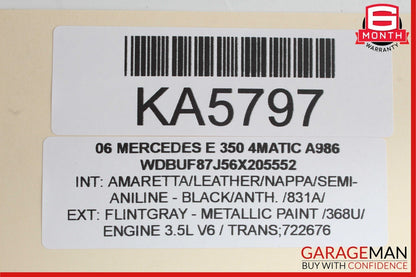 03-09 Mercedes W211 E350 4Matic Front Right Passenger Door Control Module OEM