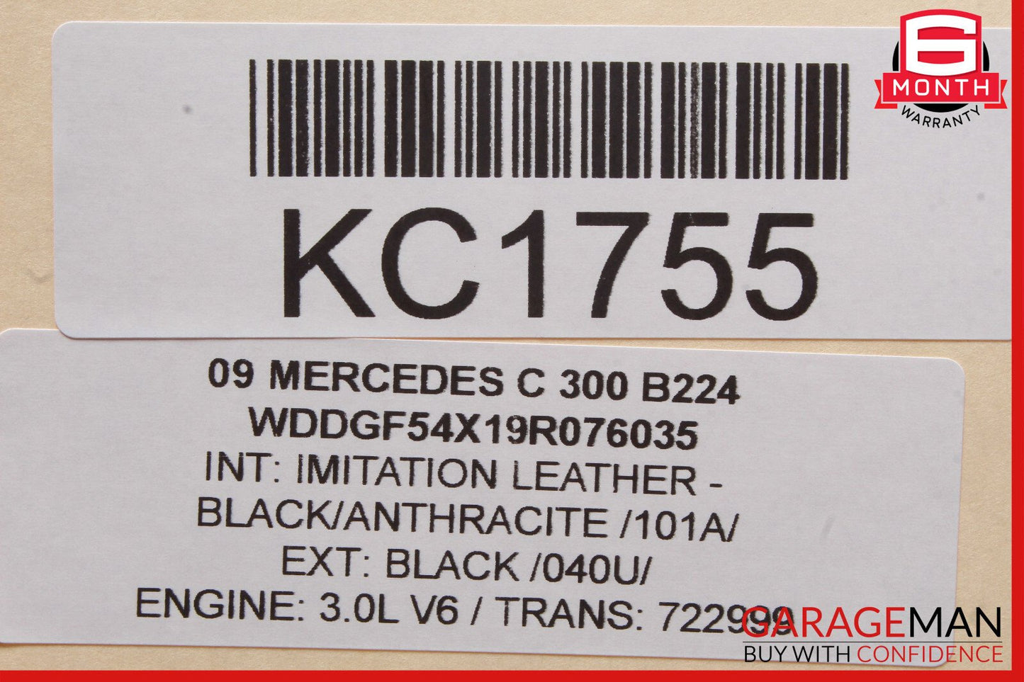 08-16 Mercedes W204 C250 C300 C350 Front Right Door Window Regulator Motor OEM