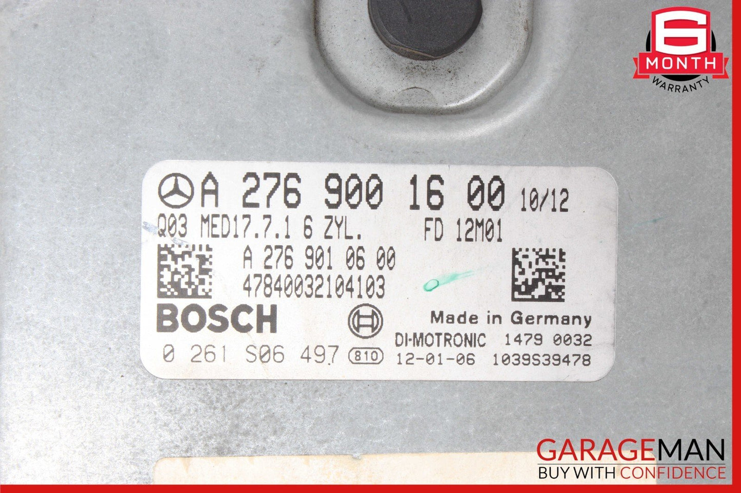 12-16 Mercedes R172 SLK350 GLK350 E350 ECU Engine Control Module Unit OEM