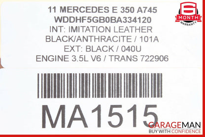 08-17 Mercedes W212 E350 Front Right Passenger Side Seat Control Module Unit OEM