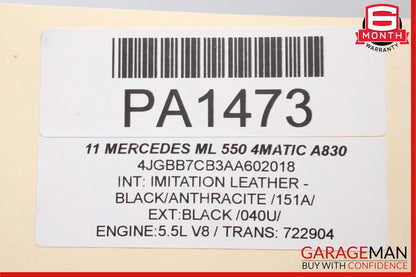 10-11 Mercedes X164 ML550 GL550 Auto Trans Automatic Transmission 722.904 170k