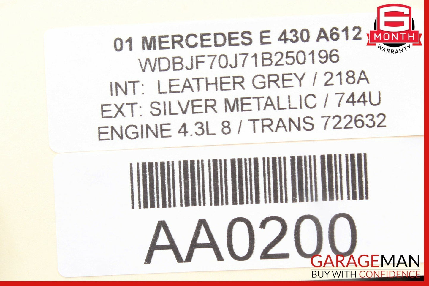 98-02 Mercedes W210 E430 E55 AMG Temic Voice Recognition Control Module Unit OEM