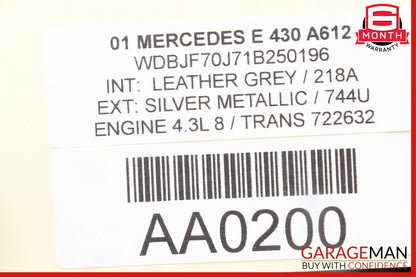 98-02 Mercedes W210 E430 E55 AMG Temic Voice Recognition Control Module Unit OEM