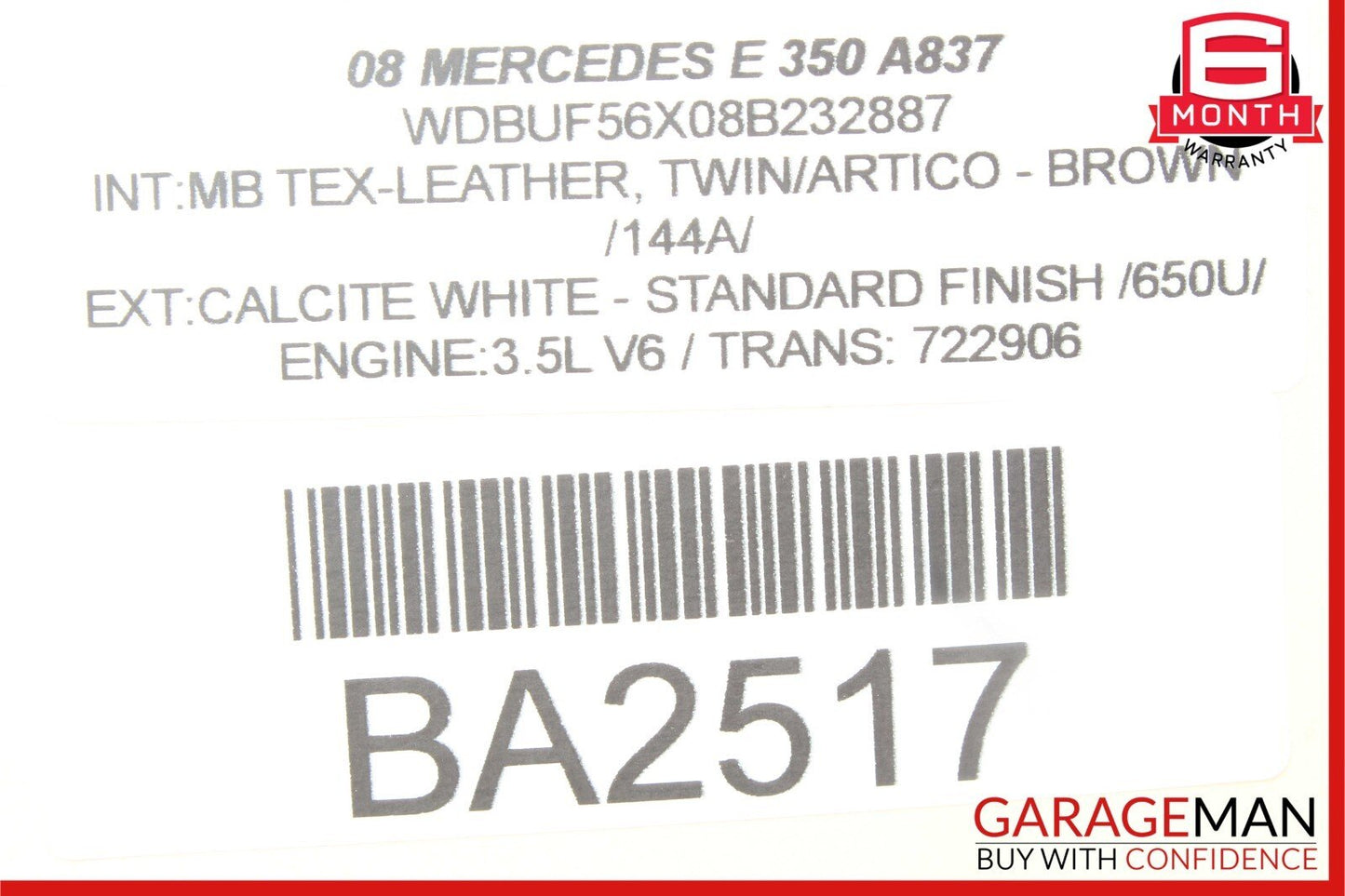 06-09 Mercedes W211 E350 GL450 ML350 Tire Pressure Control Module 1645403762 OEM