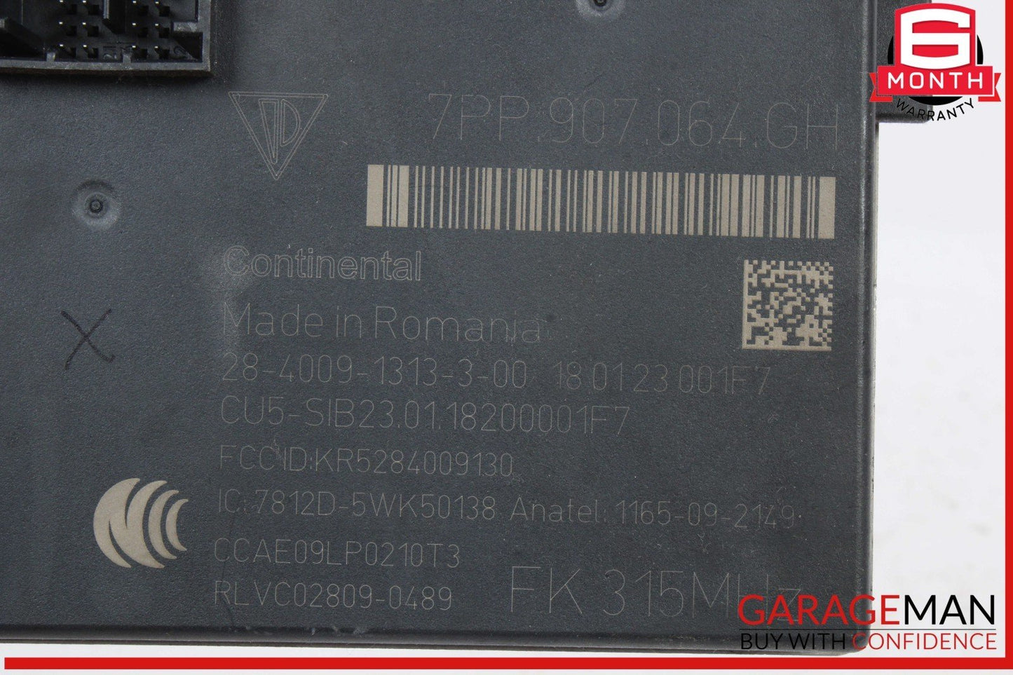 10-16 Porsche Panamera S 970 Front Body Computer Control Module Unit 7PP907064GH