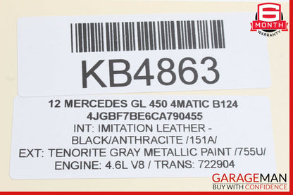 03-12 Mercedes X164 GL450 ML63 R350 SLK350 Seat Control Module Left Side OEM