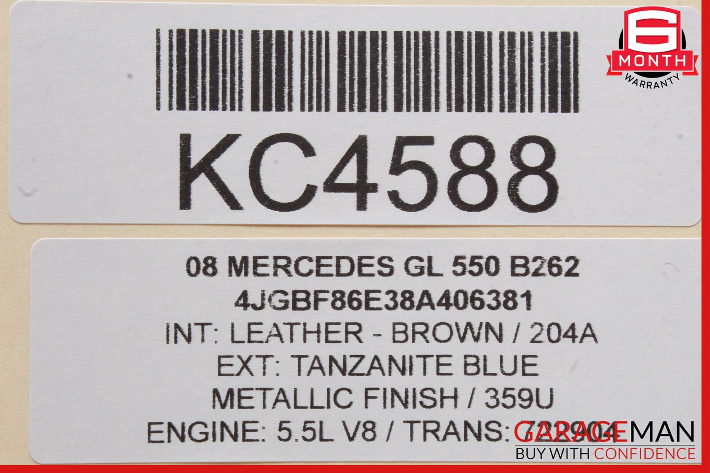07-12 Mercedes X164 GL550 GL350 Third Seat Row Power Folding Control Module OEM