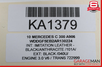 08-14 Mercedes W204 C300 C63 Rear Right Side Door Window Regulator Motor Unit