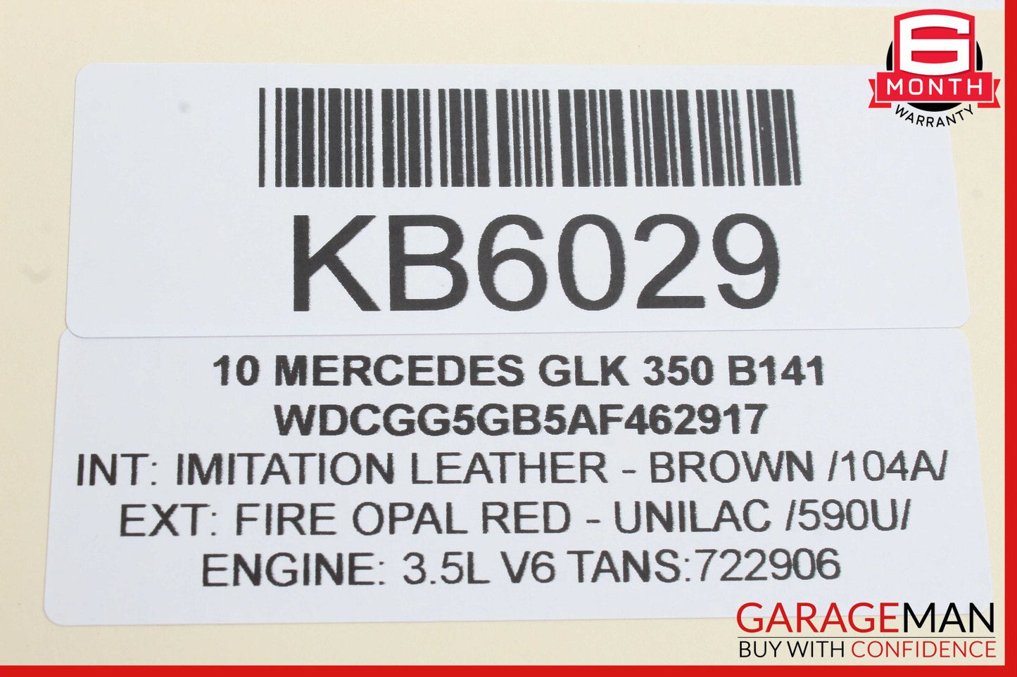 09-12 Mercedes X204 GLK350 Instrument Speedometer Cluster 2049003302 OEM