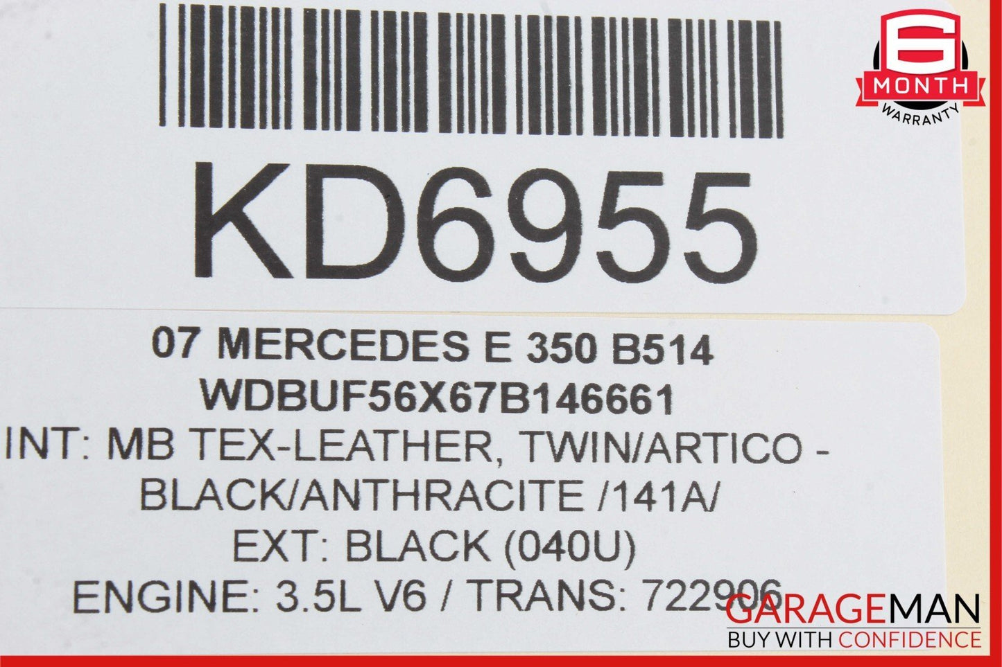 Mercedes W211 E350 ML350 C350 R350 M272 Right Side Engine Motor Cylinder Head