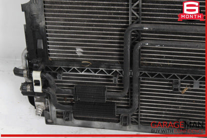 07-09 Mercedes W221 S550 Engine Cooling Radiator AC A/C Condenser Assembly OEM