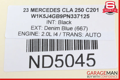 19-23 Mercedes W118 CLA250 Rear Right Passenger Side Blind Spot Radar Sensor OEM