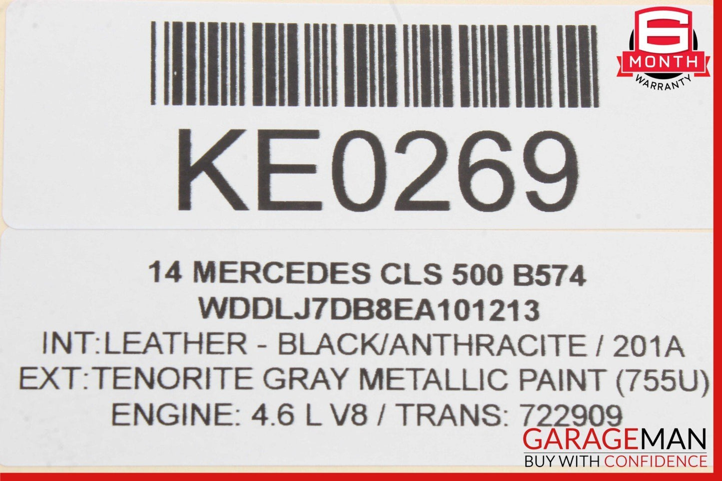 12-18 Mercedes W218 CLS500 CLS400 Front Right Side Door Lock Latch Actuator OEM