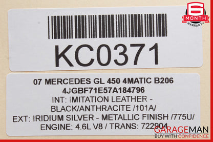 06-13 Mercedes X164 GL450 R350 TPMS Tire Pressure Control 1645404701 OEM