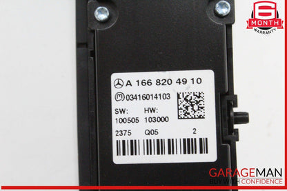 13-16 Mercedes X166 GL450 Seat Heat Ventilation Hazard Switch Control Panel OEM