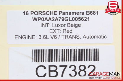 10-16 Porsche Panamera 970 Rear Right Passenger Side Cv Axle Shaft Driveshaft