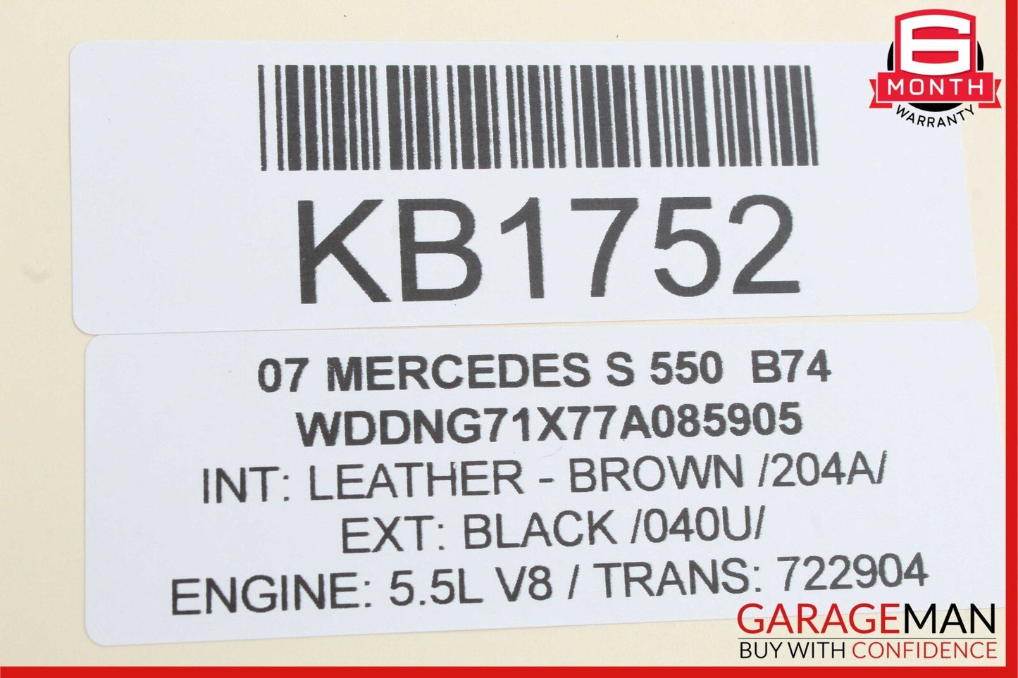 07-09 Mercedes W221 S450 S550 Head Unit Command CD Navigation 2218700187 OEM